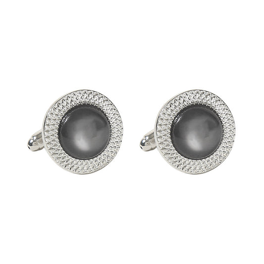 Rhombus Crystal Men's Cufflinks French Shirt Cufflinks
