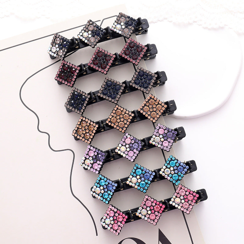 Vintage Rhinestone Hair Clip for Women Girls