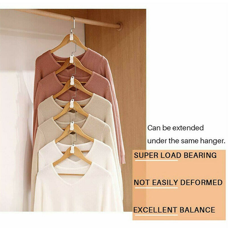 Space-Saving Clothes Hanger Connect Hook for Stores