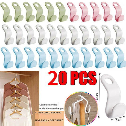 Space-Saving Clothes Hanger Connect Hook for Stores