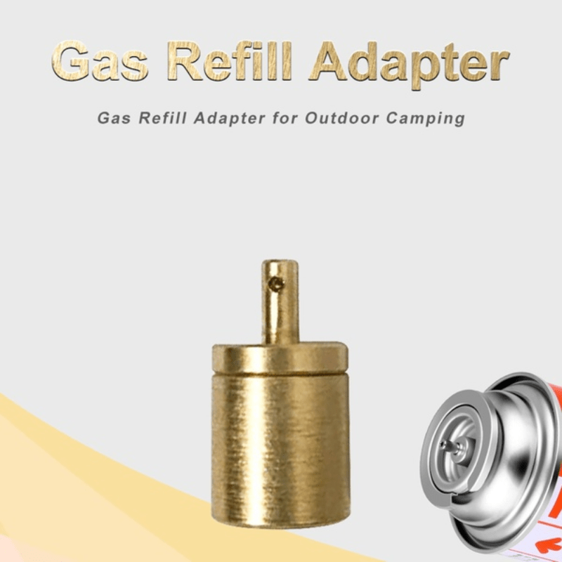 Gas Refill Adapter For Outdoor Camping Hiking Stove, Inflate Butane Canister