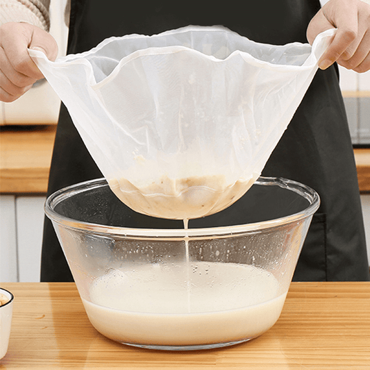 Reusable Nut Milk Bag Fine Strainer Cheesecloth Yogurt Filter Cold Brew Coffee