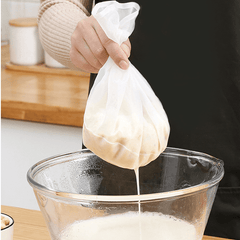 Reusable Nut Milk Bag Fine Strainer Cheesecloth Yogurt Filter Cold Brew Coffee
