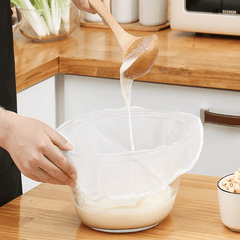 Reusable Nut Milk Bag Fine Strainer Cheesecloth Yogurt Filter Cold Brew Coffee