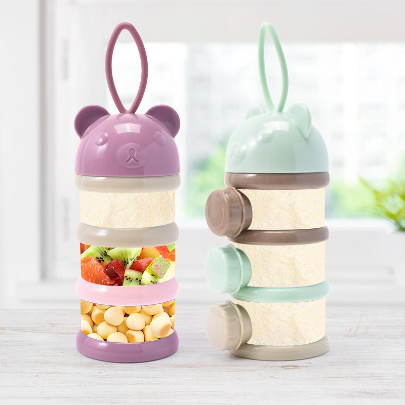 Baby Formula Milk Storage Box Portable Dispenser Container Snack Box