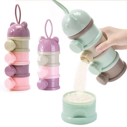 Baby Formula Milk Storage Box Portable Dispenser Container Snack Box