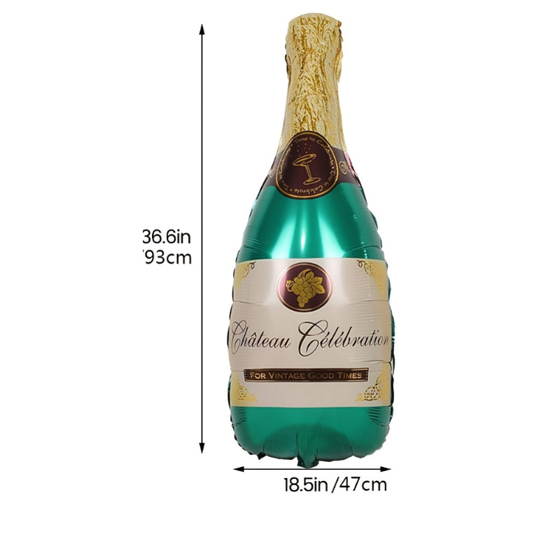 Champagne Bottle Balloon Bar Decor Theme Party Creative Balloon