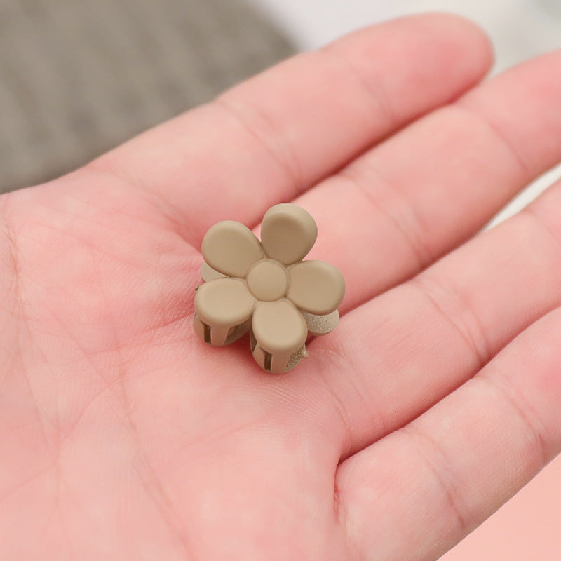 6pcs Small Frosted Hair Claw for Women