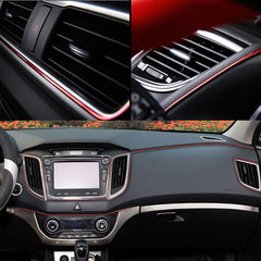 Car Interior Flexible Trim Strips Dashboard Edge Sticker