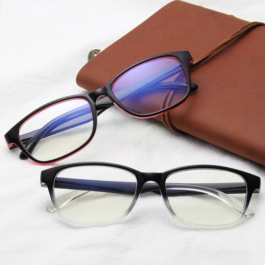 Anti Light Glasses For Students Gradient Reading Spectacles Frame