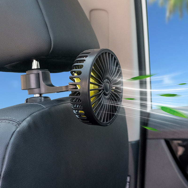 Car Suction Cup Rear Seat Fan