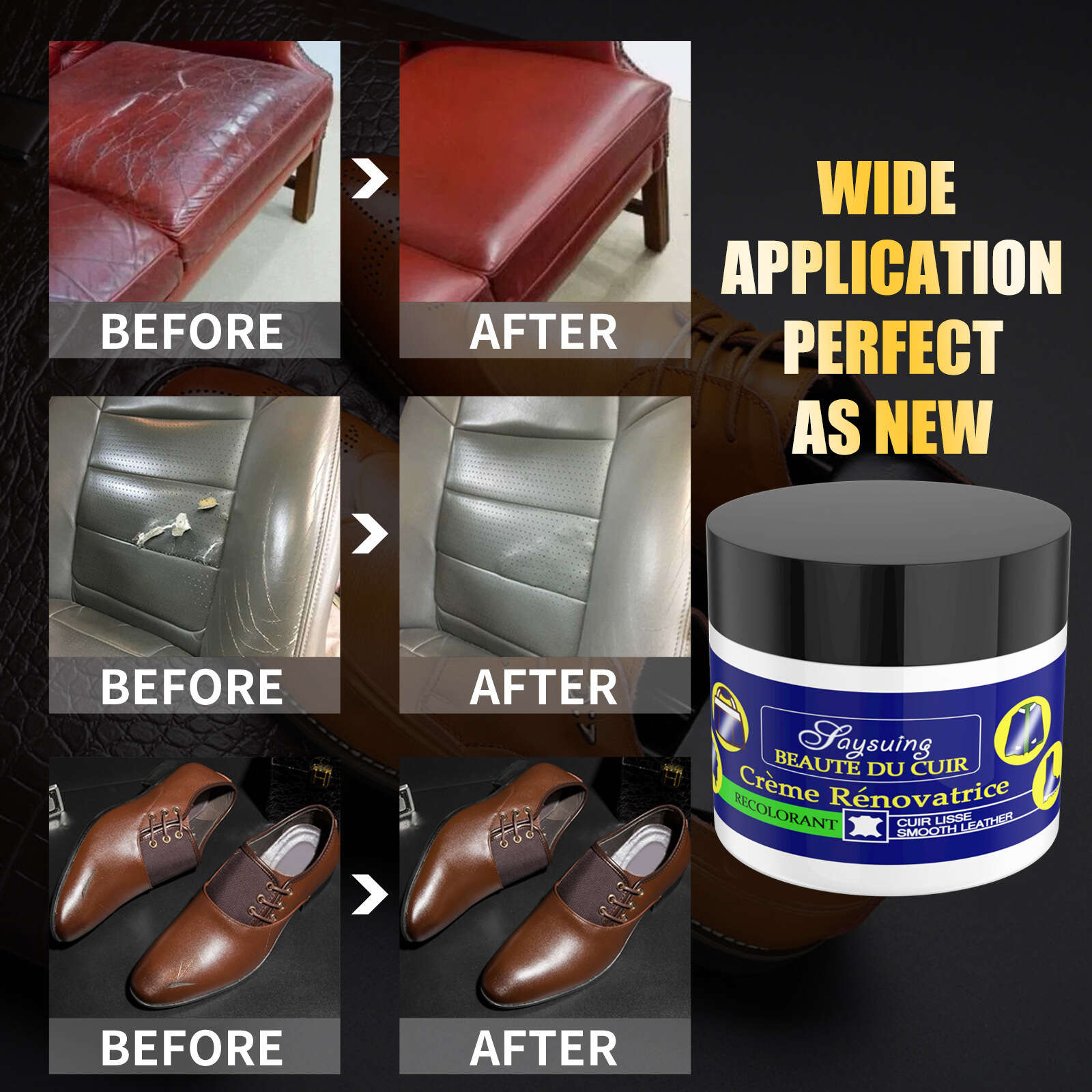 Leather Repair Cream Coat Scratch Crack Leather Seat Repair Cream
