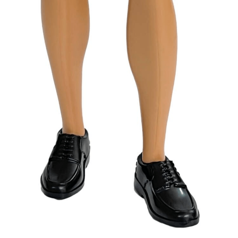 5 Pairs of 1:6 Scale Male Doll Shoes for DIY Dressing, Fashionable Mini Figures