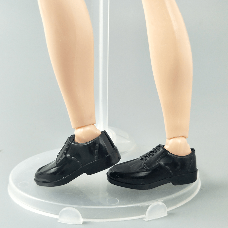 5 Pairs of 1:6 Scale Male Doll Shoes for DIY Dressing, Fashionable Mini Figures