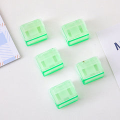 5pcs Clam Clip Push Clip Small Multifunctional Binder Clips