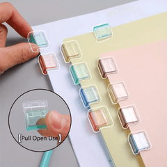 5pcs Clam Clip Push Clip Small Multifunctional Binder Clips