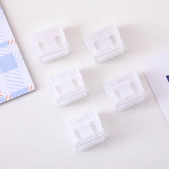 5pcs Clam Clip Push Clip Small Multifunctional Binder Clips