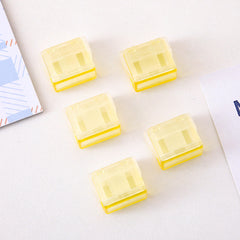 5pcs Clam Clip Push Clip Small Multifunctional Binder Clips