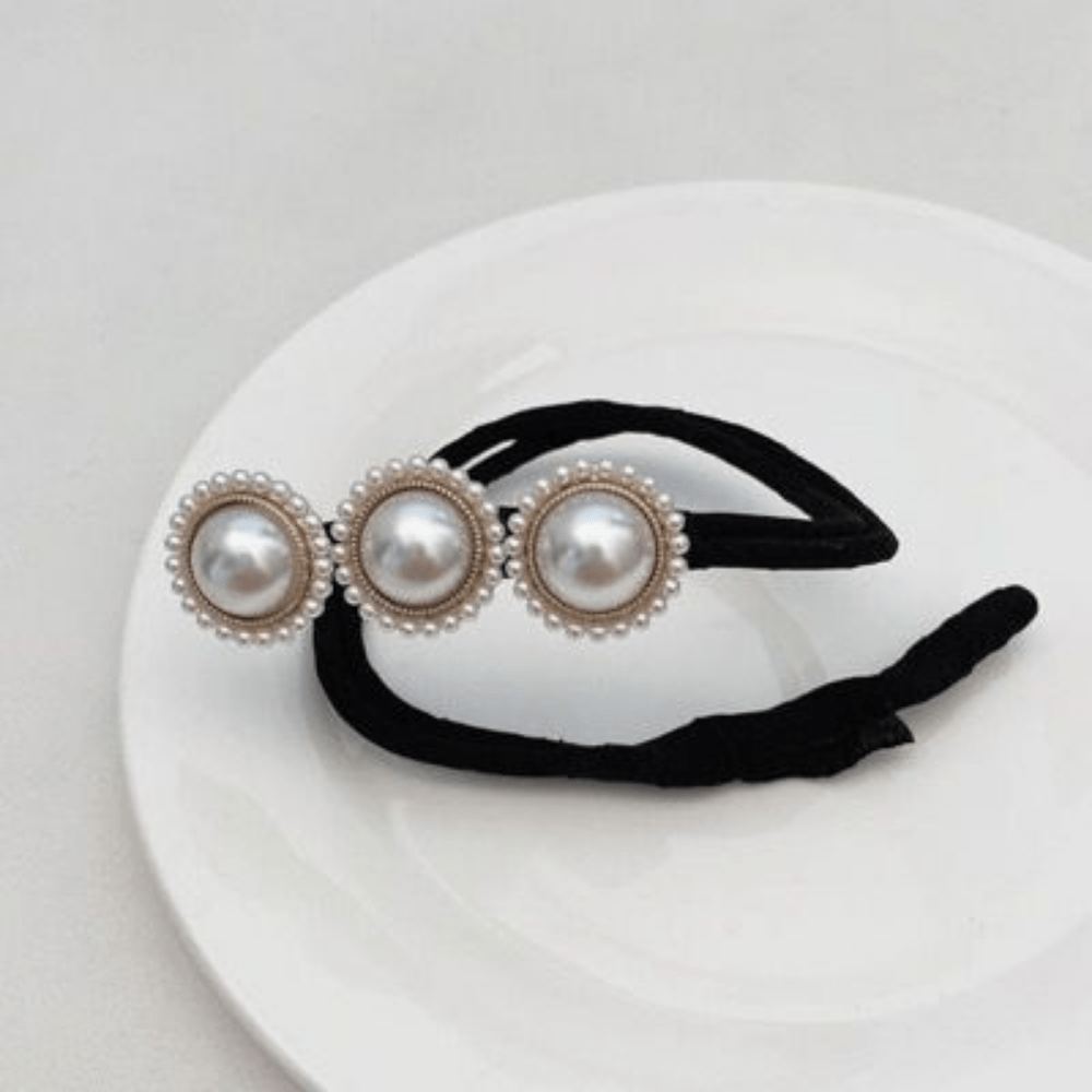 Faux Pearl Hair Braids Styling Accessories Hair Bun DIY Bun Maker