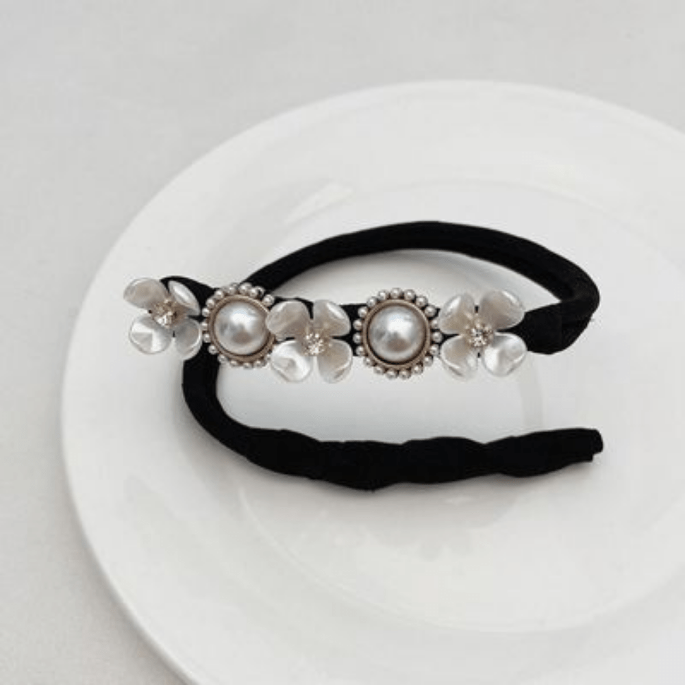 Faux Pearl Hair Braids Styling Accessories Hair Bun DIY Bun Maker