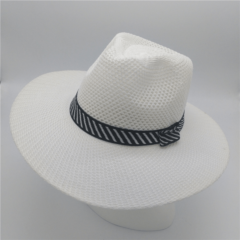 Sun Protection Large Brim Knitted Denim Hat