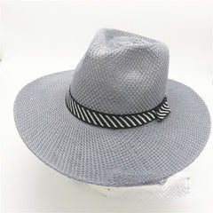 Sun Protection Large Brim Knitted Denim Hat