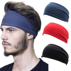 Multicolor Sweatband Sports Headband Men's Hairband Fitness Sweat Absorbing