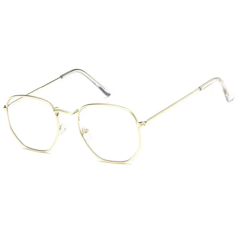 Vintage Square Sunglasses Retro Anti Light Eyewear