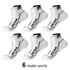 Men's Short Socks Thin Sports Mesh Running Sweat Absorbent Casual Cotton Socks