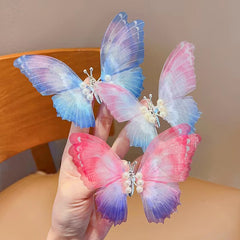 Gradient Butterfly Hair Clip for Women Girls