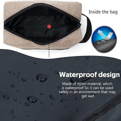 Water-Resistant Travel Toiletry Bag with Divider