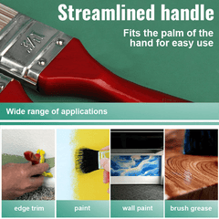1pc Edger Paint Brush Clean Cut Latex Paint Brush For Wall Ceiling Corner