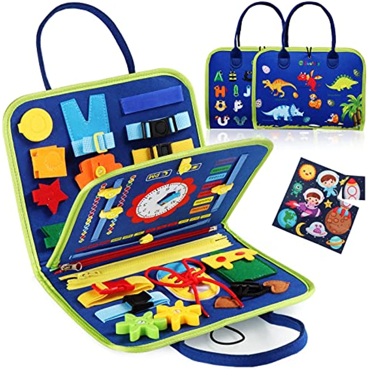 Montessori Busy Board Sensory Toy for Toddlers