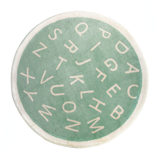 Nordic Round Cartoon Carpet Thick Plush Rugs