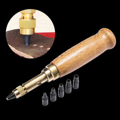 5 4mm Auto Leather Hole Punch 6 Sizes Belt Screw Hole Punch Leather Craft Tools