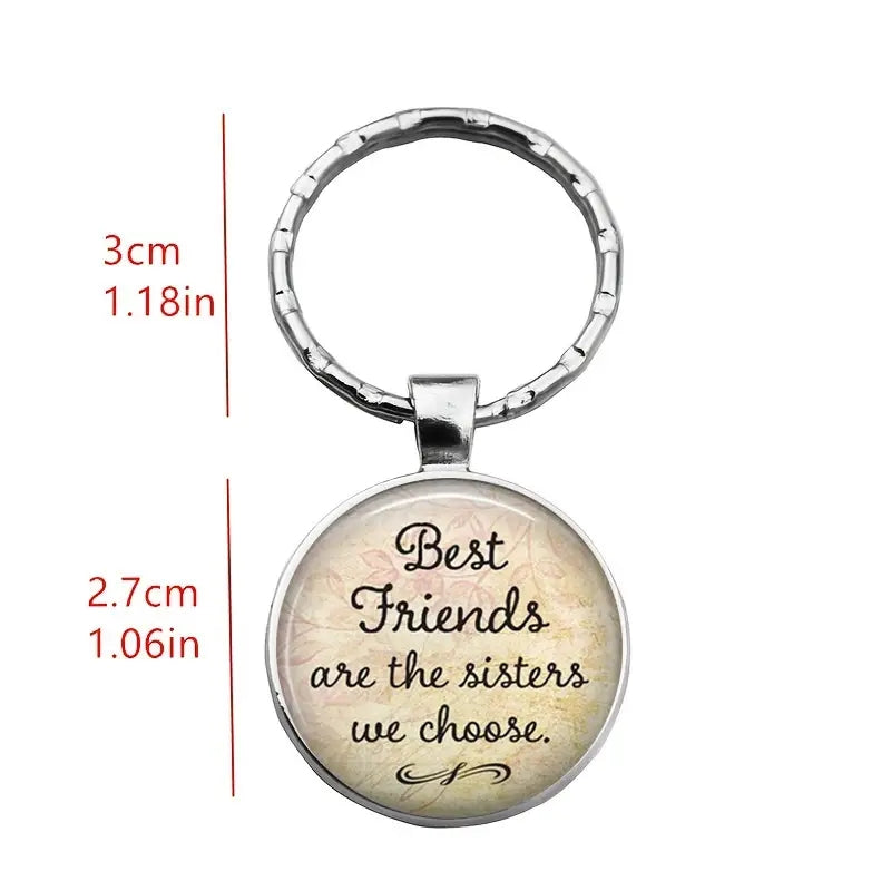 Cute Keychains Bundle - Set of 6 Colorful Keyrings