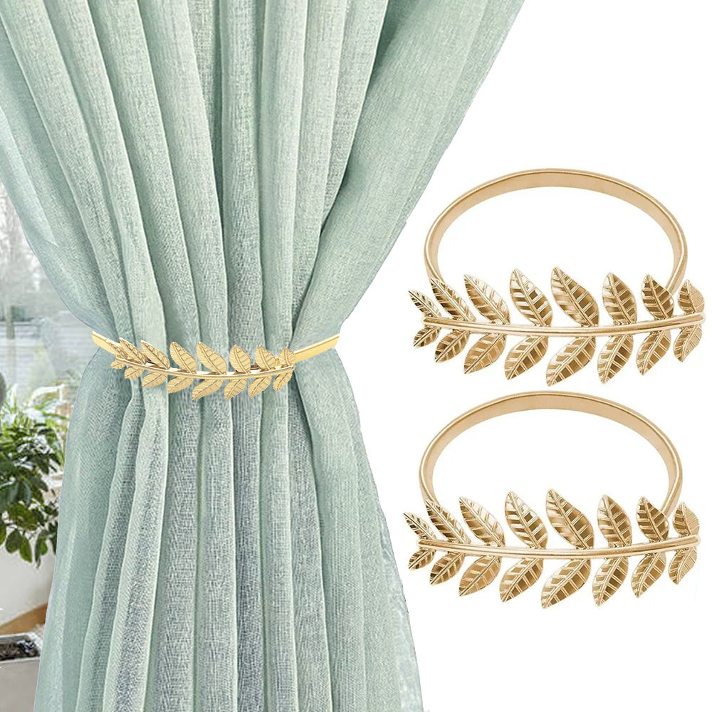 Leaf Spring Curtain Tieback Buckle Holdback