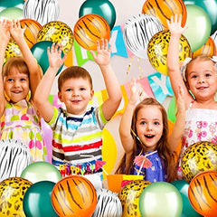 24pcs Jungle Balloons 30 48 Cm Animal Print Balloons