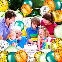 24pcs Jungle Balloons 30 48 Cm Animal Print Balloons
