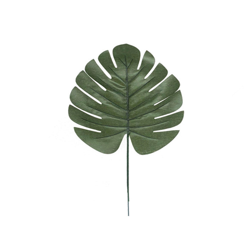 10pcs Tropical Palm Leaves for Luau Beach Table Decor