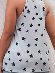  Colorblock Star & Stripe Cami Top