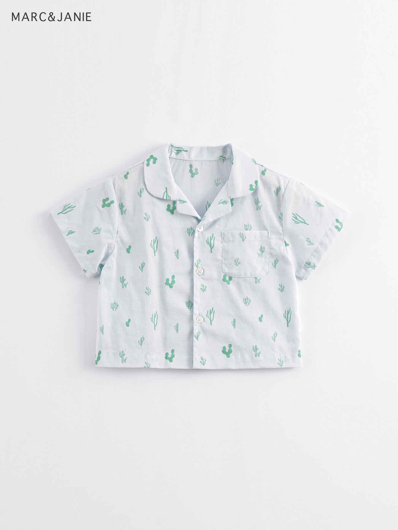 MARC&JANIE Boy's Cotton Fruits Dogs Graphic Printed Shirt