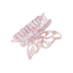 Sweet Acetate Butterfly Hair Claw Women Solid Shark Claw Ponytail Clips