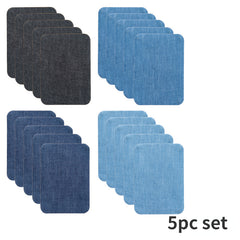 5pcs Back Adhesive Patches for Men - Iron On Patches for Clothes Jeans Jackets