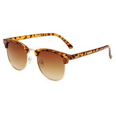 Half Frame Polarized Sunglasses For Men Semi Rimless Glasses