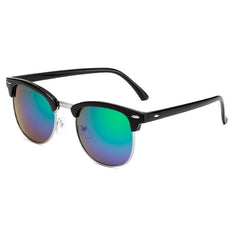Half Frame Polarized Sunglasses For Men Semi Rimless Glasses