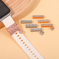 3pcs Watch Silicone Strap Decorative Rings DIY Charms Set