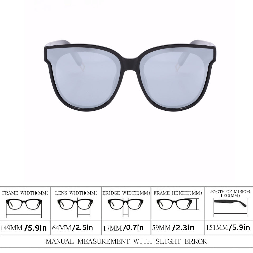 Men's Polarized Sunglasses TR90 Frame Sun Glasses Classic UV400 Square Eyewear