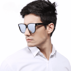 Men's Polarized Sunglasses TR90 Frame Sun Glasses Classic UV400 Square Eyewear