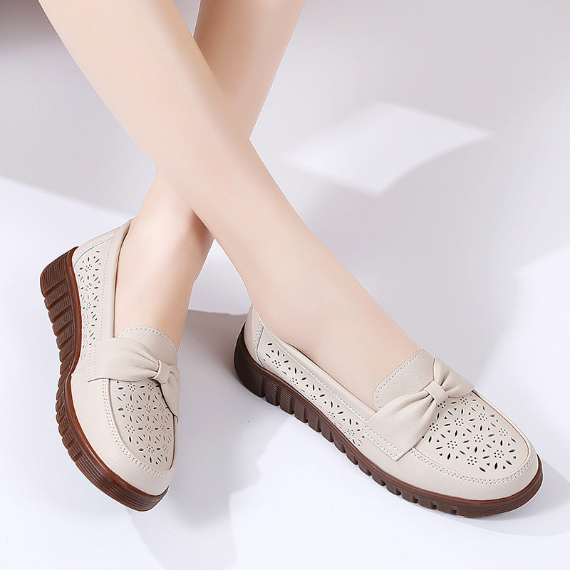 Women's Platform Walking Shoes Hollow Out Casual Sneakers